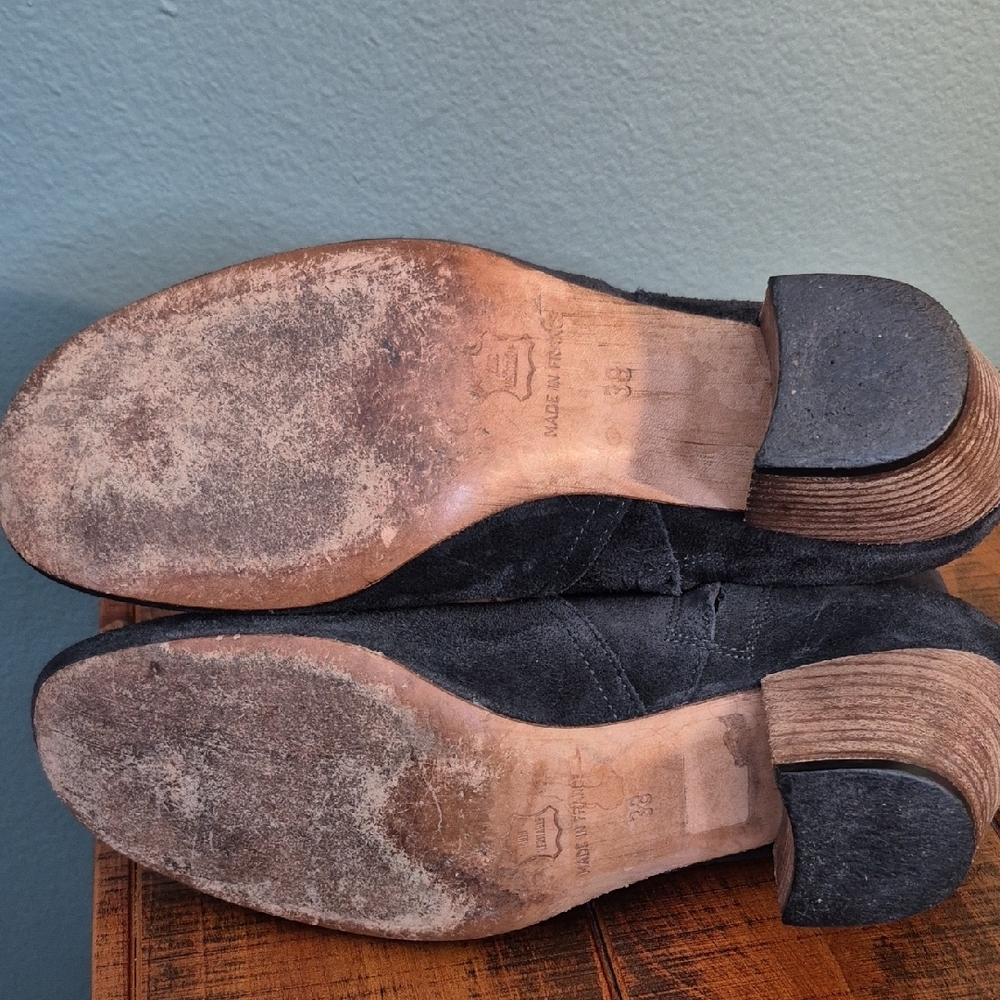 Isabel Marant Dicker Suede Ankle Boots - Picture 7 of 10